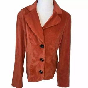 Cato Orange Blazer Jacket 12 Fall
